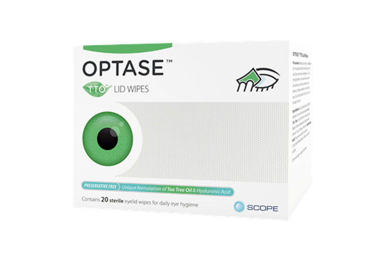Optase™ Lid Wipes